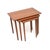 Vintage Danish Teak Nesting Tables attributed to H.W. Klein for Bramin, 1960s, Set of 3 For Sale - Image 4 of 10