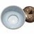 Blue 19th Century Opaline Glass and Silver Dressing Jar For Sale - Image 8 of 9