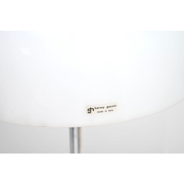 Silver Vintage Italian Floor Lamp by Guzzini, 1970 For Sale - Image 8 of 11