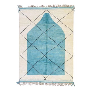 1990s Moroccan Beni Ourain Rug-8′3″ × 11′4″ For Sale