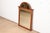 Victorian Ethan Allen Victorian Carved Cherry Wood Arched Wall Mirror For Sale - Image 3 of 8
