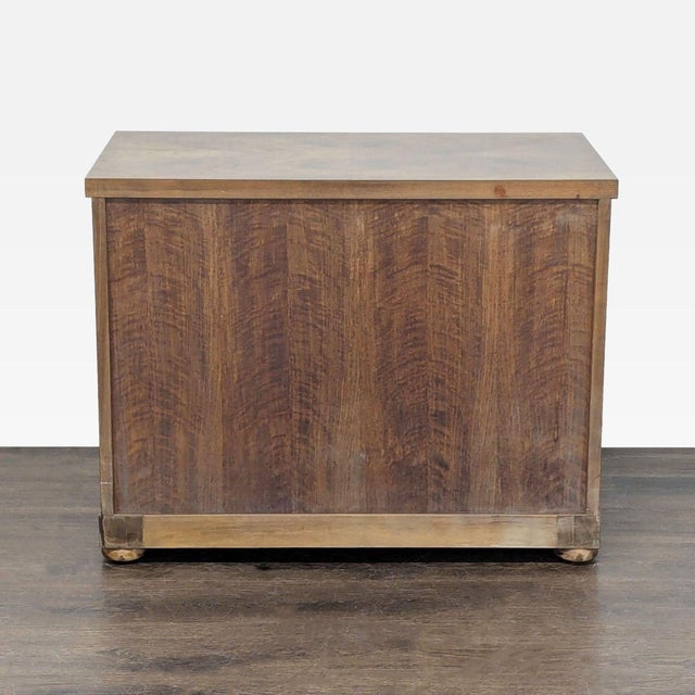 Baker Furniture Classic Burl Wood Veneer 3-Drawer Sidetable/Nightstand For Sale In San Francisco - Image 6 of 10
