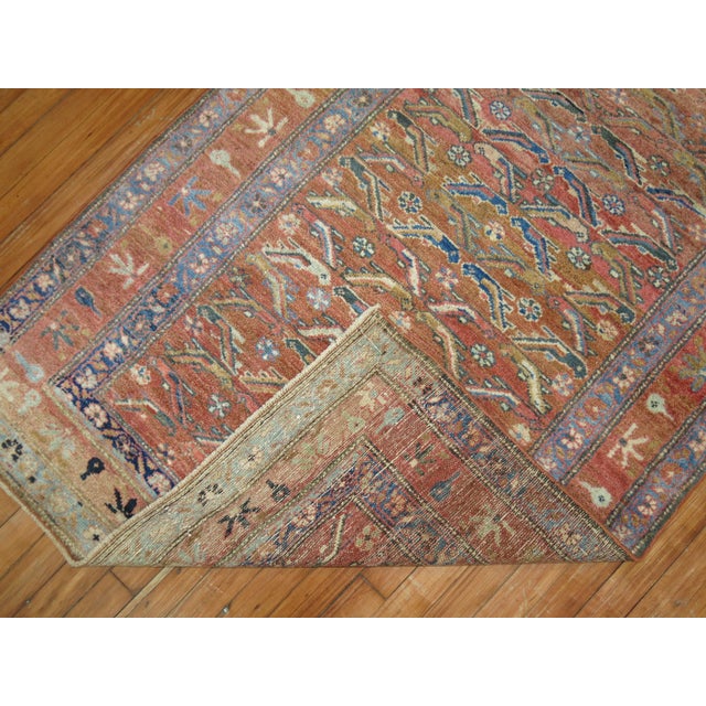 Vintage Persian Hamadan Malayer Rug - 3'6" x 5'4" For Sale - Image 4 of 6