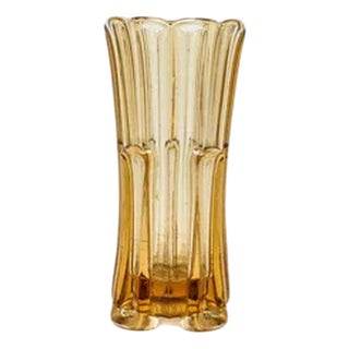 Art Deco Vase from Bolesław Morawski Glassworks, Poland, 1930s For Sale