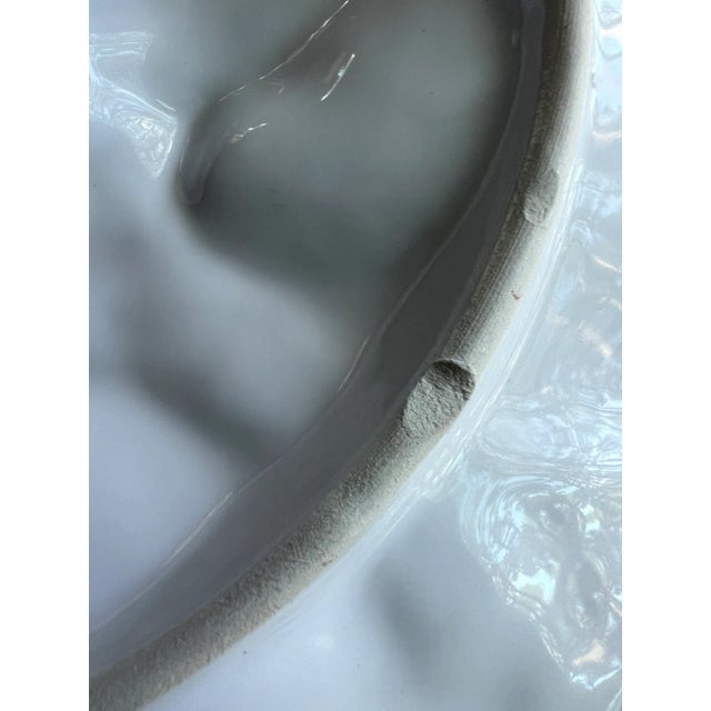 White Oyster Plates For Sale - Image 4 of 6