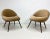 1950s 1950s Vintage Tan Chairs - a Pair For Sale - Image 5 of 10