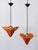 Mid-Century Modern Tivoli Flower Pendant Lamps attributed to Simon Poul Henningsen for Lyfa, 1958, Set of 2 For Sale - Image 3 of 18