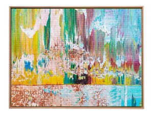 "L'Huile_en_Gros_Plan_010" Contemporary Limited Edition Photograph by Bernhard Lang, Framed