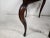 Country French Side Table Leather Top Oak Antique For Sale - Image 11 of 12