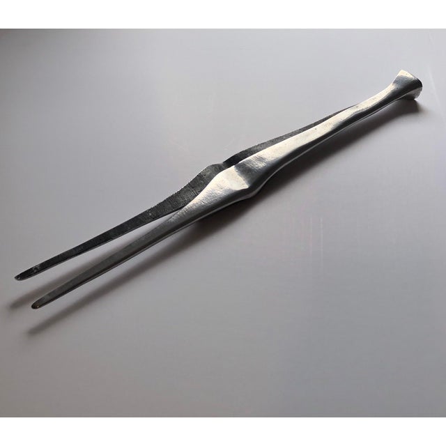 Silver Aharon Bezalel, Aharon Bezalel Israeli Modernist Sculpture 2 Parts Minimalist Aluminum or Steel, 1979 For Sale - Image 8 of 14