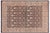 Gray Boho Chic Floral Pak-Persian Black/Taupe Wool Rug - 9'1'' X 12'0'' For Sale - Image 8 of 9
