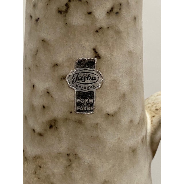 Green German Vase in Jasba Ceramic Form, 1960s For Sale - Image 8 of 16