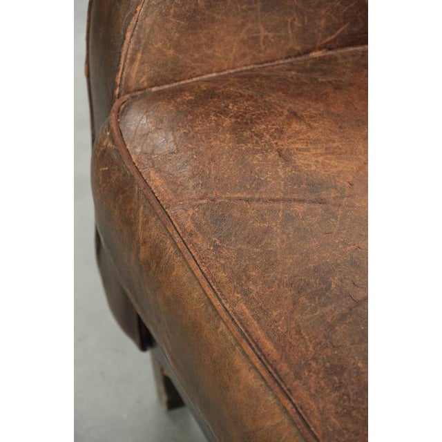 Vintage Sheepskin Armchairs, Set of 2 For Sale - Image 12 of 18
