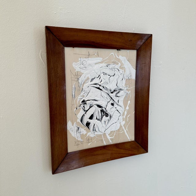 Bachmann, Abstract Composition, Mixed Media, Framed For Sale - Image 3 of 8