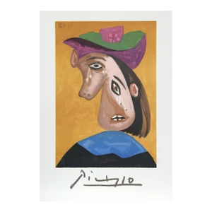 1980s "Le Pleureuse" Lithograph After Pablo Picasso