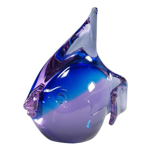 German Murano Fish Sculpture by Livio Seguso for Gral, 1970s For Sale