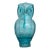 1960s Aqua Glass Vintage Owl Pitcher For Sale