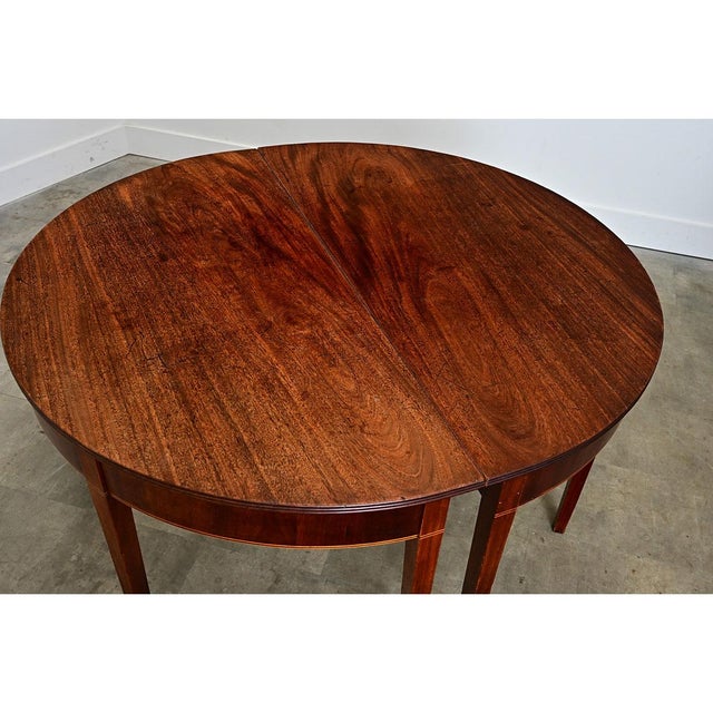 Pair of 19th Century English Mahogany Console Tables For Sale - Image 10 of 17