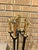 Mid-Century Modern MCM Brass Duck Head Fireplace Tool Set Vintage Mallard Tools + Stand For Sale - Image 3 of 8