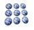 Vintage Blue and White Willow Pattern Decorative Set of 21 Plates Made in Japan For Sale - Image 9 of 12