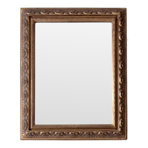 Vintage Gilt Wood Beveled Wall Mirror