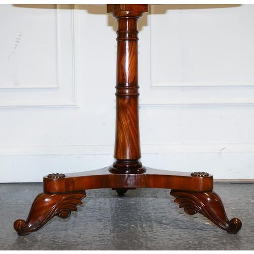 Gold Empire French Burr Walnut Side Table For Sale - Image 8 of 12