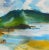 Vintage Lake & Mountains Watercolor Landscape by Les Anderson For Sale - Image 4 of 7