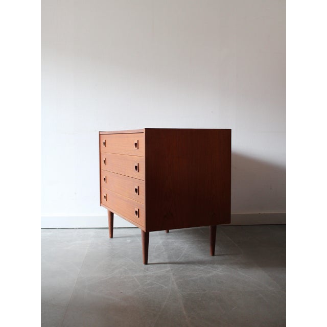 1960s Vintage Danish Chest of Drawers in Teak, 1960s For Sale - Image 5 of 10