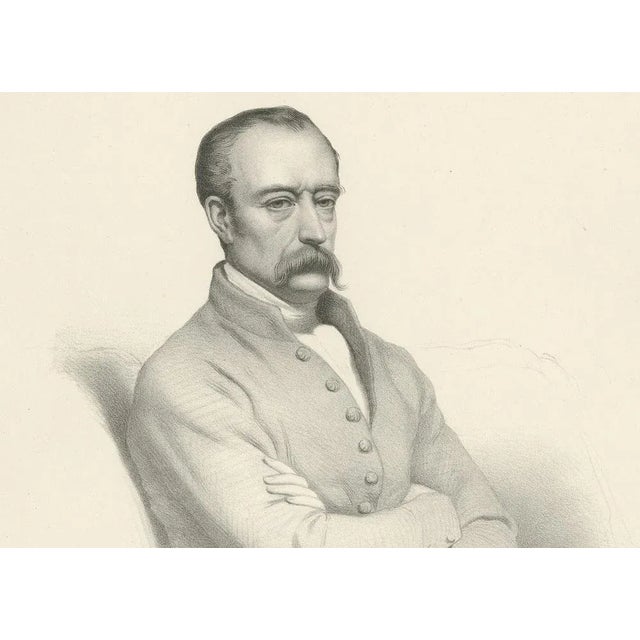 Le Gout-Gérard, Portrait of Horace Vernet, Lithograph, 1855 For Sale - Image 3 of 10