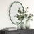 Traditional Isly Robin's Egg Blue Oval Mirror For Sale - Image 3 of 6