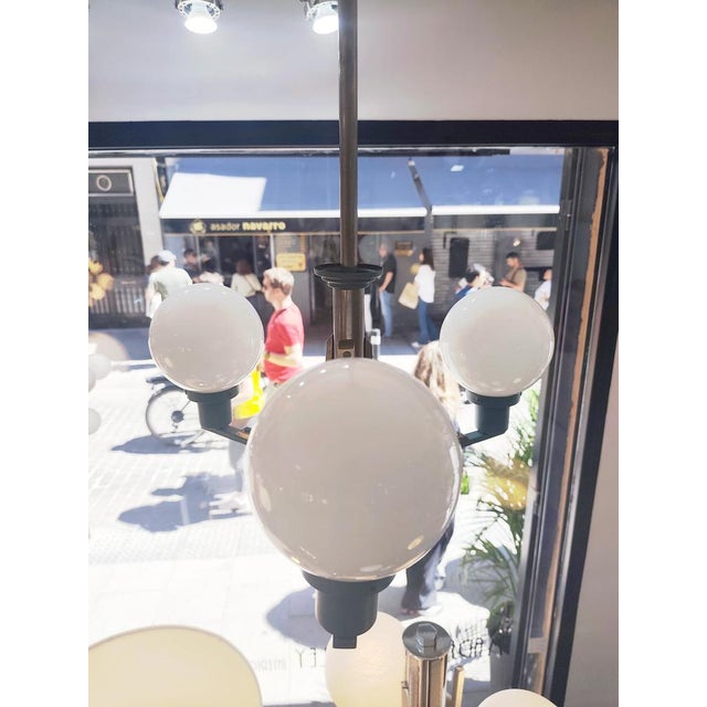 Metal Art Deco Lamp, London, 1930s For Sale - Image 7 of 9