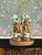 Italian Neoclassical Capodimonte-Style Figural Porcelain Table Lamp "Dancing Muses" For Sale In New York - Image 6 of 18