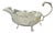 Vintage Victorian Style Silver Plated Footed Gravy Sauce Boat With Handle For Sale