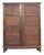 Small Wardrobe by René Gabriel, Reconstruction Period, 1945, 1890s, Oak For Sale