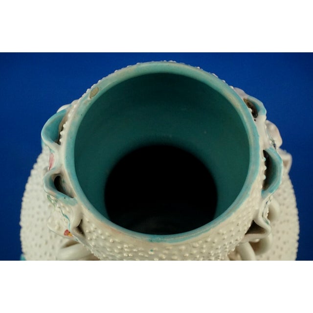 Large Vintage Ceramic Vase with Bas-Reliefs by Serafino Volpi for Sambuco Deruta, 1960s For Sale - Image 10 of 18