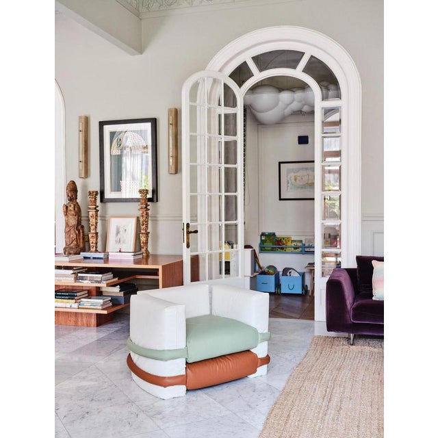 Two-Seater Pillow Sofa in Leather by Muller Van Severen for BD Barcelona For Sale - Image 9 of 15