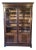Large Walnut Veneer & Oak Cabinet For Sale