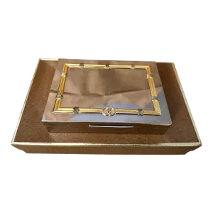 Vintage 1960's Gucci Silver/Gold Plate Trinket Box