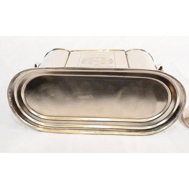 French Silver-Plated Wine Cooler For Sale - Image 10 of 11