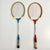 Mid-Century Boho Chic Vintage Badminton Rackets - Set of 2. For Sale - Image 4 of 10