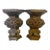 Pair of 1970s Japanese Bronze Vases With Gargoyles For Sale