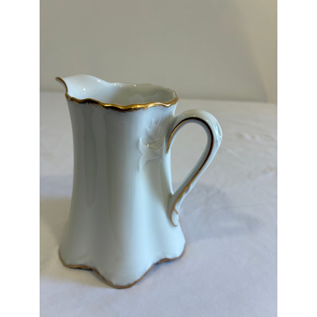 Vintage Thomas Germany Porcelain Creamer With Gold Trim For Sale In Oklahoma City - Image 6 of 10