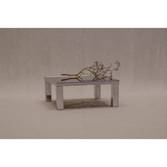 Space Age Coffee Table in Chromed Steel, 1970s For Sale - Image 4 of 11