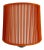 Retro Drum Stick Shade in Solid Orange, 16" For Sale