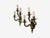 Rococo Late 20th Century Louis XV Rococo, Candle Holder Sconces, Bronze, Plastic, France For Sale - Image 3 of 10
