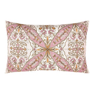 Scalamandre 22" x 14" Provence Pillow in Petal Pink For Sale