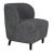 Mid-Century Modern NOIR Laffont Chair with Grey Fabric For Sale - Image 3 of 7