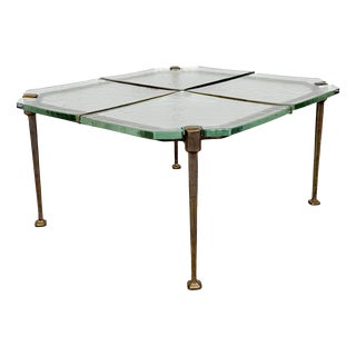 Vintage German Brutalist Side Table by Lothar Klute, 1980s For Sale