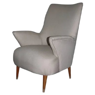 Vintage Italian Armchair, 1950s For Sale