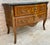 French French Louis XV Style Bombé Satinwood Marquetry and Ormolu Mounted Commode, 1940 For Sale - Image 3 of 18